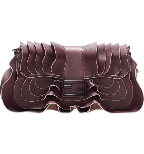 fendi baguette wave leather bag|fendi baguette bag.